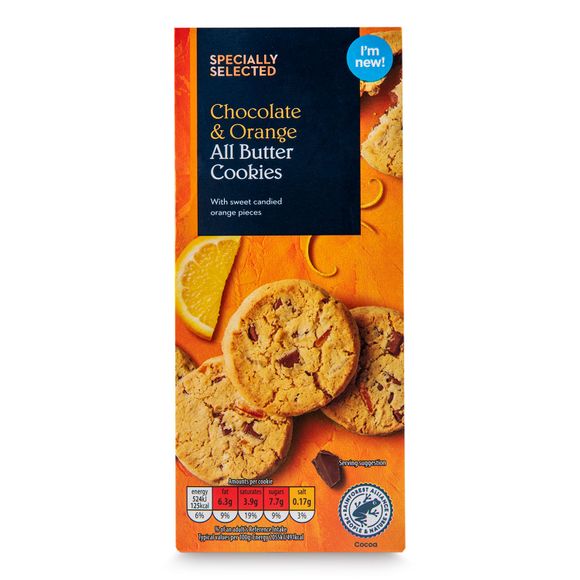 Chocolate & Orange All Butter Cookies 200g Specially Selected